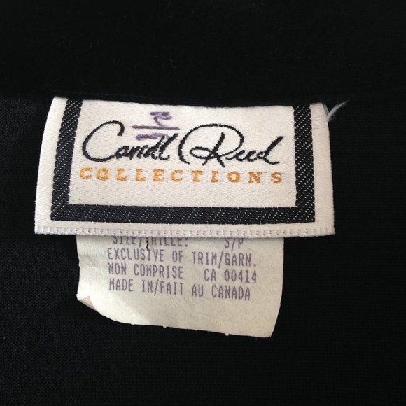 Carroll Reed - Black Velvet Cardigan - Picture 9 of 9
